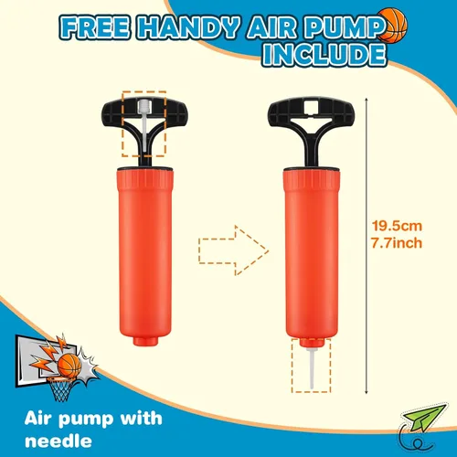 Miniatura 5 de Juego de 5 mini baloncesto de 6 pulgadas, ligero de PVC de 3.16 onzas para niños y niñas, adolescentes, flotante, piscina acuática, baloncesto
