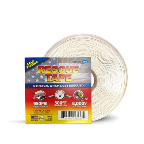 Miniatura 13 de Bond It Cinta de rescate, de silicona autofusionable para emergencias de fontanería, reparación de tuberías y mangueras, aislamiento eléctrico