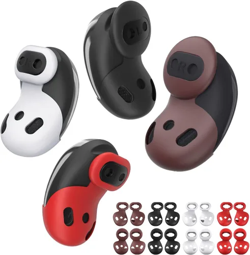 [8 pares] Puntas de oreja para Galaxy Buds Live, accesorios de silicona antideslizantes para auriculares compatibles con Samsung Galaxy Buds Live,