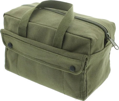 Miniatura 17 de Bolsa de herramientas de lienzo resistente, bolsa de transporte de campo militar, bolsa de almacenamiento de suministro de propósito general