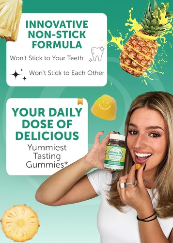 Miniatura 4 de Paquete de gomitas prenatales y vitamina D3 de Lunakai - Multivitamínico en gomitas para el embarazo con hierro y ácido fólico - Suplemento de apoyo