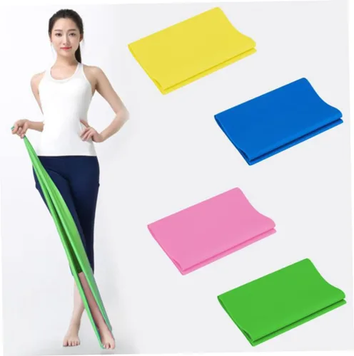 Miniatura 7 de Yardwe Cinturón de estiramiento para ejercicio, 8 unidades, para entrenamiento, yoga, bandas de resistencia, deportes, fitness, elástico