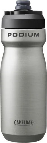 Miniatura 11 de CamelBak Podium Steel - Botella de agua térmica para bicicleta de acero inoxidable, color piedra, 18 oz