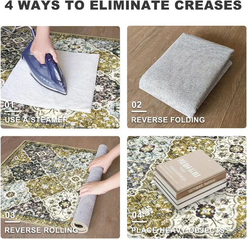 Miniatura 6 de KILOCOCO Alfombra de Pasillo 2x6, Alfombra de Pasillo Marroquí Súper Suave Lavable para Pasillo de Entrada, Alfombra de Cocina de Pasillo de Lana