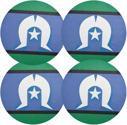 Miniatura 29 de Agender Pride Flag Round Placemats 15 Inch Seasonal Table Mats Decorative Table Mats for Home Kitchen Holiday Decoration