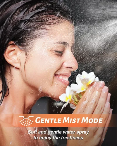 Miniatura 4 de Cabezal de ducha filtrado con spray de mano para el cuidado de la piel y el cabello, cabezales de ducha de alta presión con filtros para agua dura