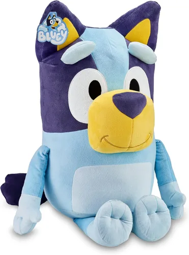 Miniatura 11 de Bluey Peluche grande de 31.5 in, color azul, producto oficial de la serie infantil, juguete suave y tierno para niños y niñas a partir de 0 años