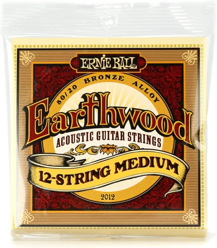 Miniatura 16 de Ernie Ball - Cuerdas personalizadas para guitarra acústica Earthwood de bronce 80/20, calibre medio, calibre 12.5-56 (P02005) (Paquete de 2)