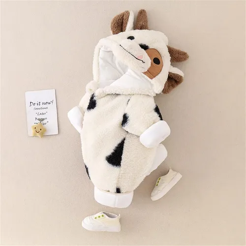 Miniatura 5 de Tempura Mameluco unisex de forro polar grueso para bebé