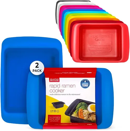 Miniatura 18 de Rapid Plastic - Tazón de fideos o sopas de plástico Sopa y fideos para microondas en cuestión de minutos, perfecto para dormitorio, cocina pequeña
