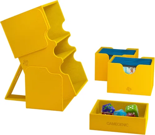 Miniatura 4 de Gamegenic Stronghold 200+ XL - Caja de cubierta convertible Doble manga Protector de juego de cartas con cajón de accesorios Superficie