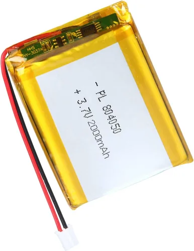 Miniatura 42 de 652030 Batería Lipo de 3.7V 350mAh 652030 Cargable Paquete de Batería de Polímero de Litio con Conector JST PH2.0mm para Dispositivo Electrónico