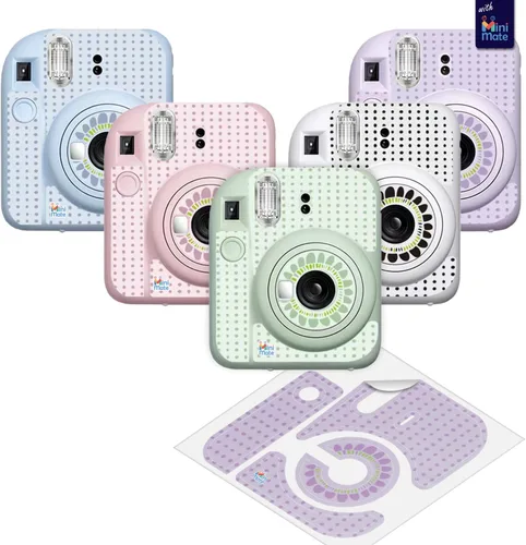 Miniatura 7 de Cámara instantánea Fujifilm Instax Mini 12 color azul pastel + estuche de transporte + paquete de accesorios con película Fuji Instax (40 hojas)