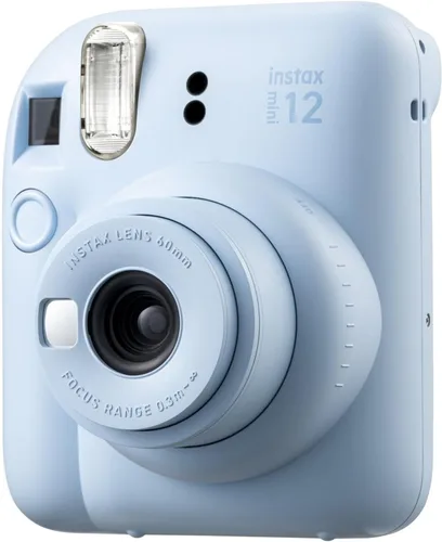 Miniatura 3 de Cámara instantánea Fujifilm Instax Mini 12 color azul pastel con paquete de película Fujifilm Instax Mini (20 hojas) + estuche protector + álbum