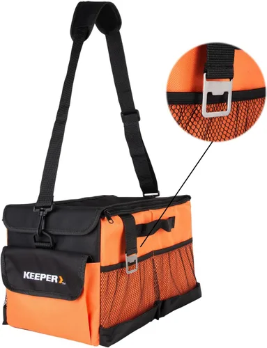 Miniatura 4 de KEEPER Organizador portátil para maletero, 19L, organizadores y almacenamiento de automóvil, parte inferior antideslizante, adecuado para SUV