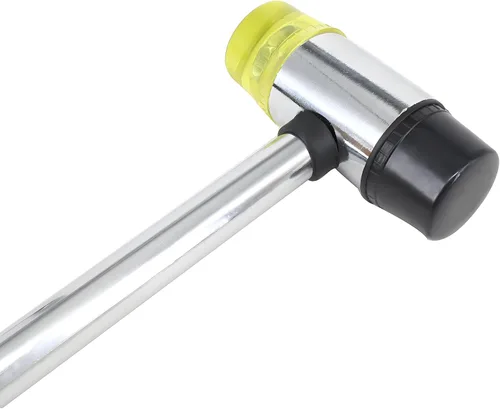 Miniatura 3 de Martillo de mazo de goma pequeño – 1.18 pulgadas (1.181 in), cabeza de goma y plástico de doble cara ligera Agarre ergonómico antideslizante