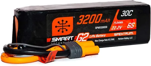Miniatura 7 de Spektrum 11.1V 3200mAh 3S 30C Smart LiPo G2: IC3, SPMX323S30