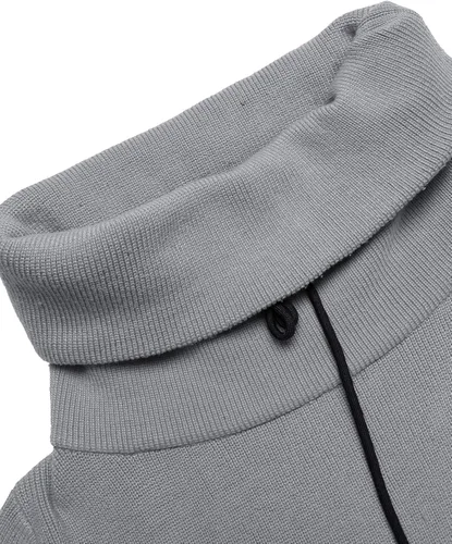 Miniatura 4 de COOFANDY Mens Slim Fit Turtleneck Long Sleeve Cowl Neck Ribbed Pullover Sweaters