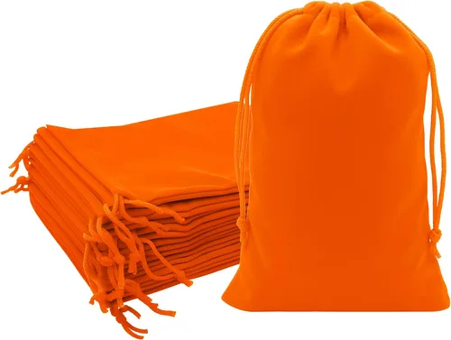 Miniatura 73 de Mandala Crafts Bolsas de terciopelo negro con cordón de 14 x 14 pulgadas, 10 bolsas grandes de terciopelo con cordón a granel para regalos de fiesta