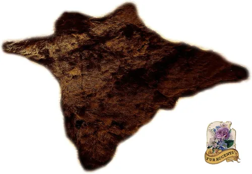 Miniatura 8 de Alfombra de piel sintética de alta calidad con piel de oso, pelo largo lanudo de felpa, piel, piel de oveja, alfombra para tiro