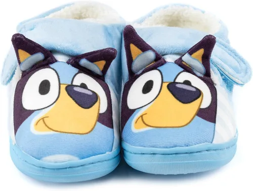 Miniatura 2 de Bluey Pantuflas para niños pequeños 3D con correa de orejas y zapatos de casa