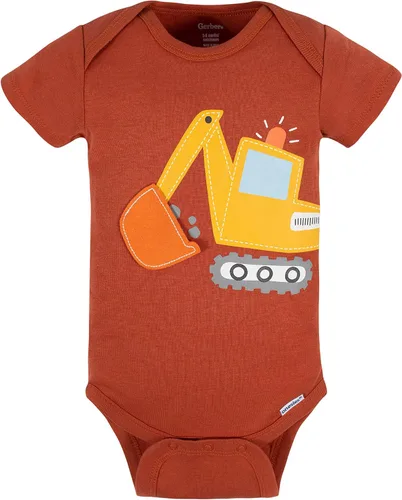 Miniatura 5 de Gerber baby-boys 5-pack Short Sleeve Variety Onesies Bodysuits