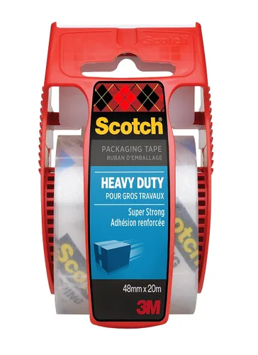 Scotch Cinta de embalaje sobre dispensador Easy Start 1.654 in x 66.6 ft