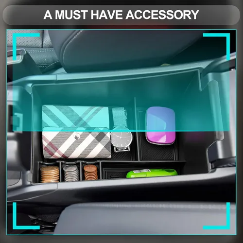 Miniatura 6 de CDEFG Bandeja organizadora de consola central HR-V 2025 2026 para Honda HR-V 2023-2026, accesorios para consola media, bandeja de reposabrazos, caja