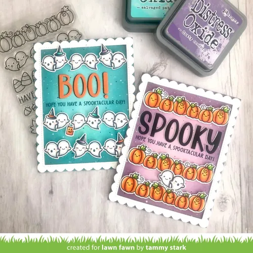 Miniatura 2 de Lawn Fawn LF2934 Simply Fall Sentiments 3X4 Juego de sellos transparentes