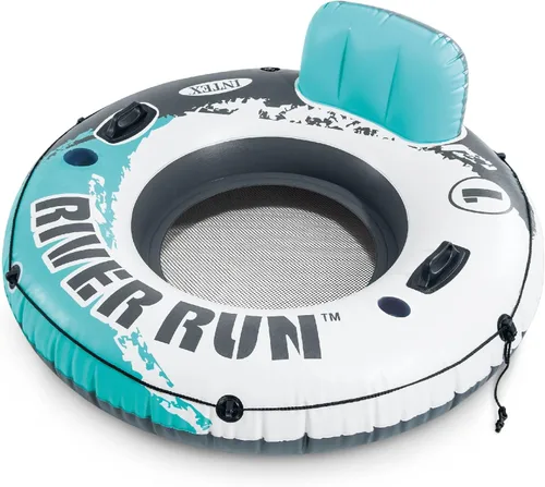 Miniatura 11 de Intex 58854EP River Run Connect Salón flotante inflable: respaldo cómodo - Portavasos incorporado - Asas duraderas - Conectores fáciles de usar