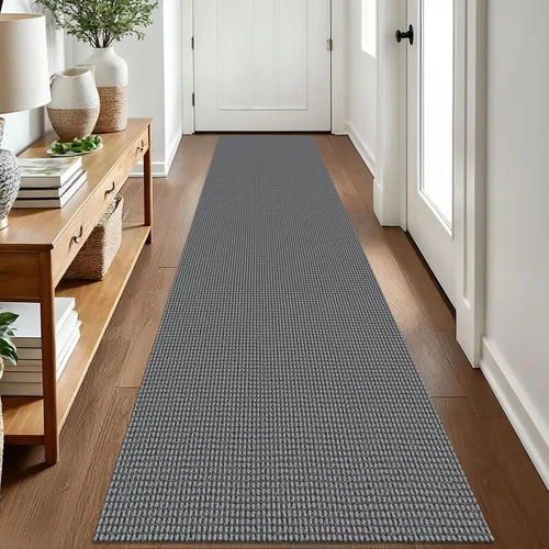 Miniatura 107 de EARTHALL Alfombra de pasillo 3x14 pies, alfombras lavables extra largas para pasillos, tejidas, antideslizante, alfombra trenzada para entrada