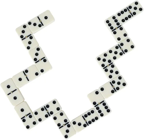 Miniatura 6 de GOTHINK Juego de Dominó Doble 6 Portátil para Adultos con Caja de Almacenamiento, 28 Fichas, Juego de Dominó para Viajes de Vacaciones