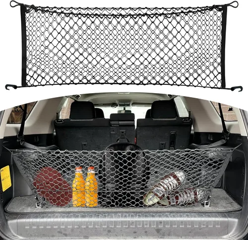 Red estilo sobre de malla elástica para cajuela automotriz para Toyota 4Runner de 3 filas, solo modelo 2010-2025 - Organizador y almacenamiento