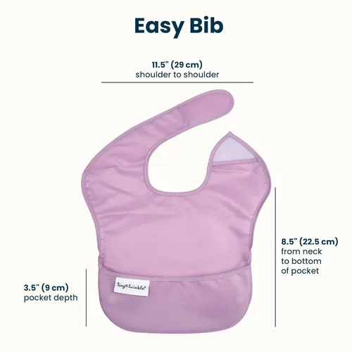 Miniatura 6 de Tiny Twinkle Baberos a Prueba de Desastres para Bebés para Comer Baberos Impermeables y Limpiables para Niños con Bolsillo Recolector Baberos