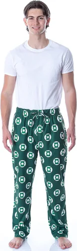 Miniatura 2 de DC Comics - Pantalones de pijama para hombre con símbolo de linterna verde