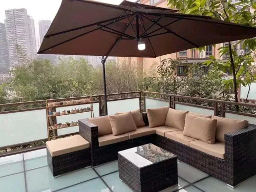 Miniatura 8 de Fundas de cojín repelentes al agua para asiento de patio, solo fundas de cojín para asientos de exteriores