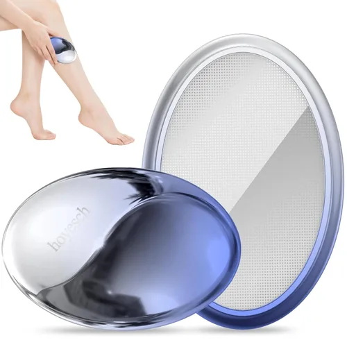 Borrador de pelo de cristal para mujeres y hombres, removedor de pelo de cristal reutilizable sin dolor, depilación para mujeres, borrador mágico