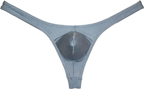 Miniatura 3 de OROCOJUCO Hombres Bolsa Tanga Dibujo Spandex T-Back Elástico Mini Escritos Bikini Ropa