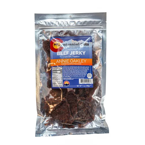 Miniatura 12 de Centennial Cuts Carne seca de res – 7 oz, Blazing Saddles Jalapeño