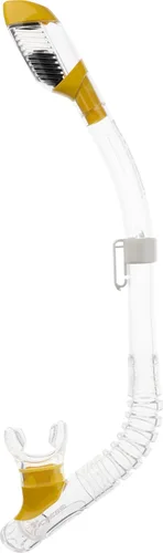 Miniatura 2 de Cressi Mini Malpelo Junior Dry Snorkel Transparente/Amarillo