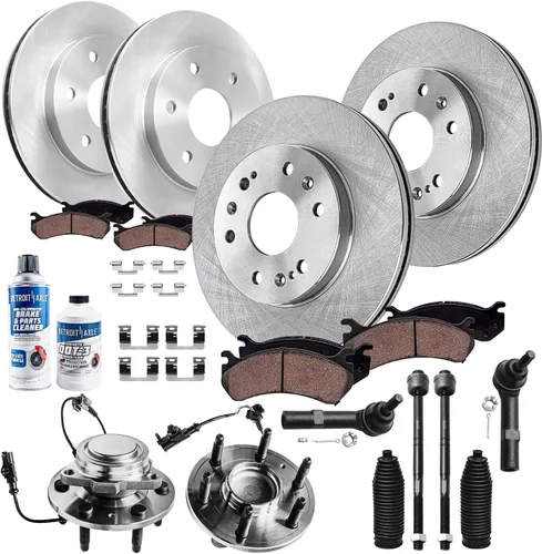 Miniatura 28 de Detroit Axle - Rotores de freno para Chrysler 200 2015 2016 2017, Rotores de freno de disco de reemplazo: 12.01" pulgadas delantero y 10.95