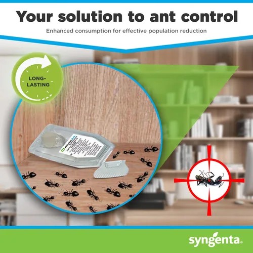 Miniatura 6 de Syngenta Advion Ant Gel Station Insecticida, cebo de gel listo para usar con el ingrediente activo Indoxacarb, cebo para hormigas