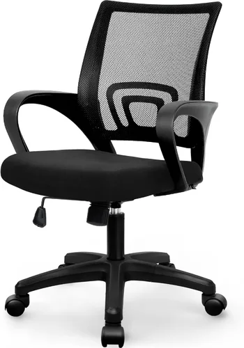 NEO Chair Silla de computadora de oficina con respaldo medio, asiento ergonómico de malla para juegos, cómodo soporte lumbar, ruedas giratorias de