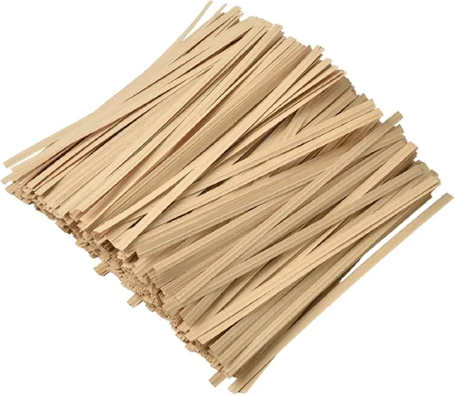 Miniatura 2 de Tangyinrd 1000 Pzas Lazos de Torsión Rojos de 5", Lazos para Plantas Lazos para Cables Lazos Reutilizables para Pan para Bolsas de Fiesta Celofán