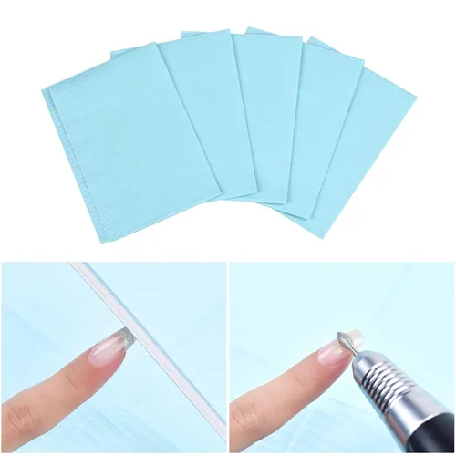 Miniatura 6 de KADS Tapete de mesa de manicura, protector de mesa desechable para arte de uñas, impermeable, protector de escritorio para profesionales