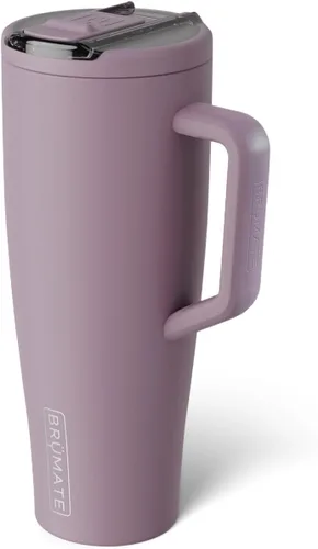 Miniatura 94 de BrüMate Era Flip - Vaso de 30 onzas con tapa con pajilla cubierta 100 % a prueba de fugas, popote higiénico cubierto, botella de agua de acero