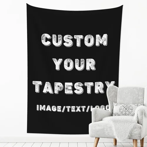 Miniatura 14 de Tapiz personalizado para cargar imágenes para colgar en la pared, telón de fondo personalizado con foto y texto, carteles personalizados