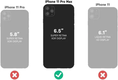 Miniatura 2 de OtterBox Symmetry Series - Funda para iPhone 11 Pro Max, iPhone Xs MAX (solamente), embalaje no minorista, color negro