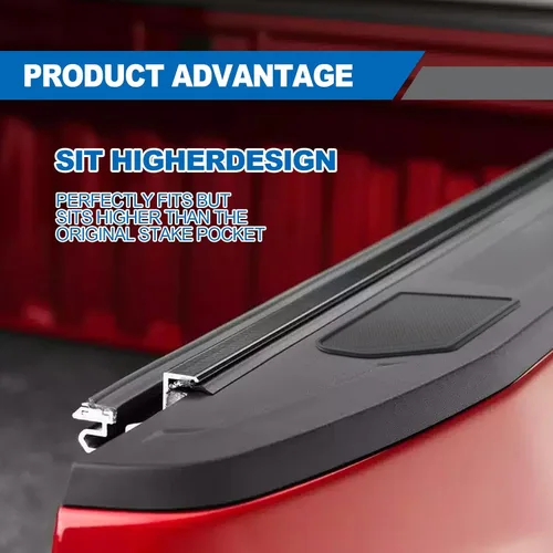 Miniatura 7 de Fundas de Bolsillo para Estaca para Riel de Cama - Compatibles con GMC Sierra 1500/Chevy Silverado 1500 2019-2023 y Silverado/Sierra 2500/3500HD
