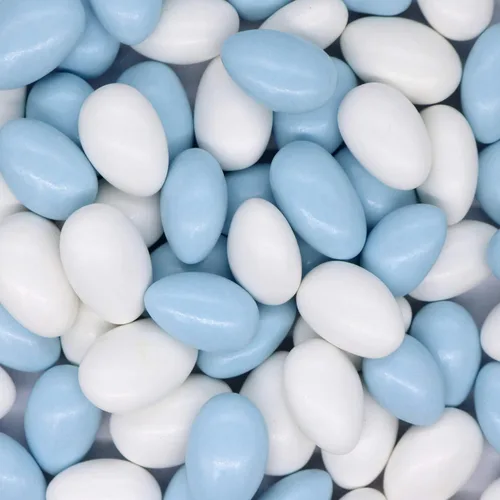 Miniatura 20 de Smarty Stop Jordan Almonds Candy - Almendras recubiertas de caramelo pastel, aperitivo comestible de confitería